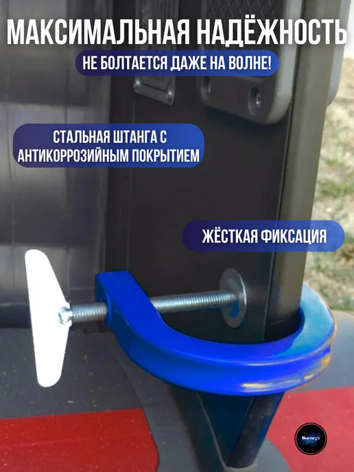 Blue Magiс Держатель датчика эхолота на лодку S, синий, фото 7