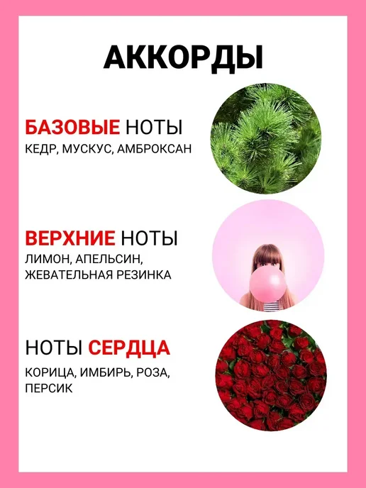 вкусные духи Стойкая туалетная вода Москино Bubble Gum со вкусом жвачки, вариант, фото 5