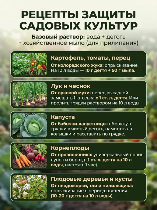 Фазенда Сибири Деготь березовый натуральный для сада 1 л, 250 мл, фото 5