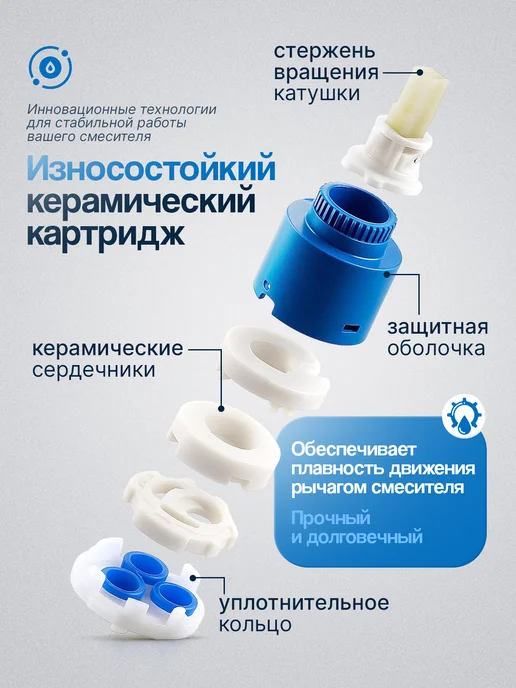 DIADONNA Смеситель для раковины и умывальника, серый, фото 7