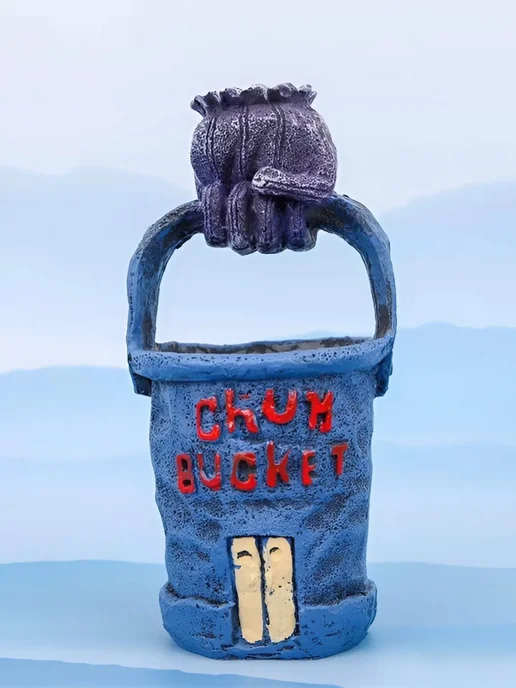 HoneyPet Декор для аквариума кафе Чам Баккет, синий, фото 2