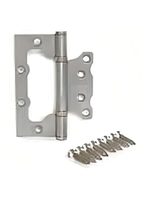 APECS Петля дверная 100*75*2,5-B2-Steel-NIS Матовый никель, 100x75