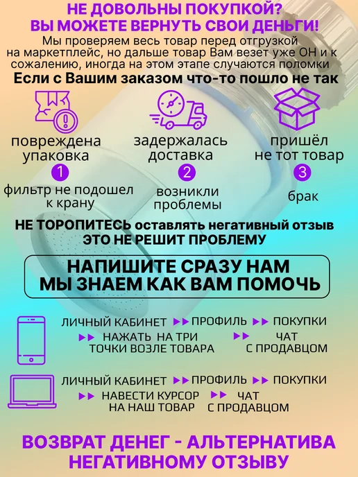 Cool aqua Фильтр для воды на кран на кухню пластиковый, вариант, фото 7