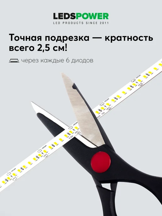 LEDS POWER Светодиодная лента 5м 24V 21W холодная NEW STANDARD, 5 м, 21 Вт, фото 3