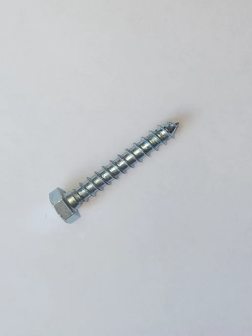 Konung Tools Шуруп для крепления лаг и реек цинк 8x50 мм (10 шт), 8x50 мм, 10 шт, фото 2