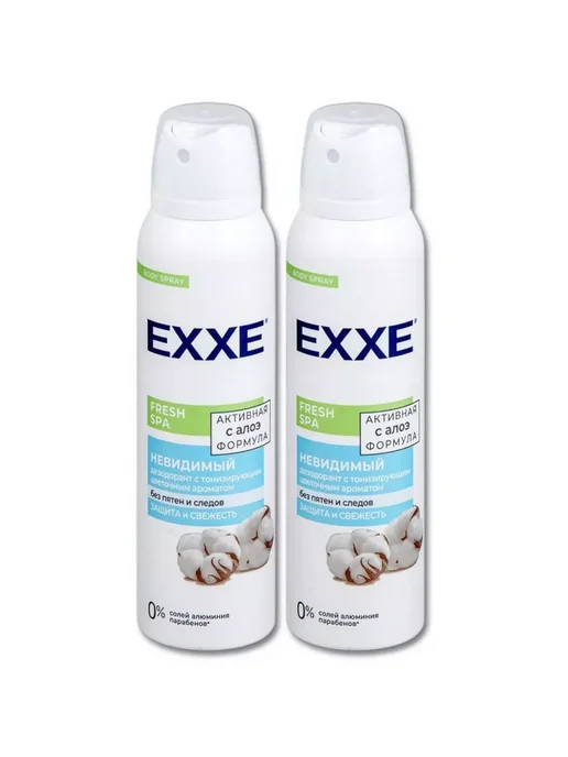 EXXE Дезодорант женский спрей Fresh SPA Невидимый 2x150, 2x150, фото 2