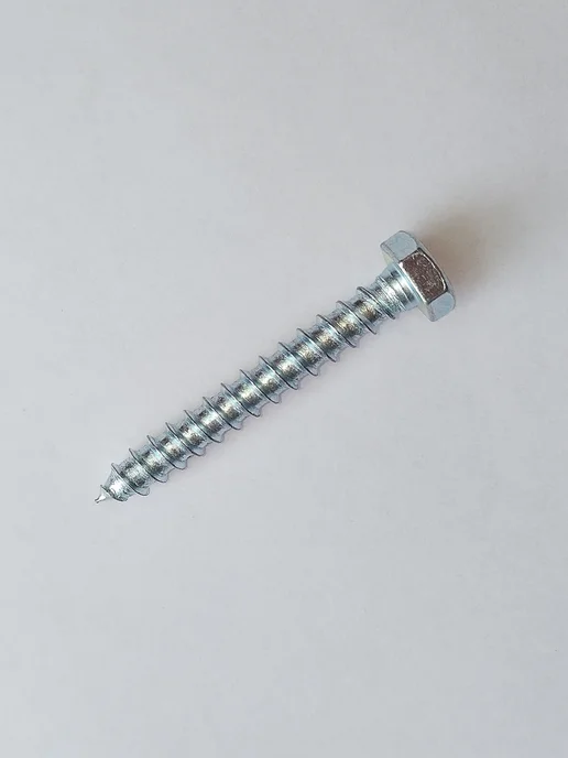Konung Tools Шуруп оцинкованный для крепления лаг и реек 10x180 мм 40 шт, 8x60 мм, 10 шт, фото 2