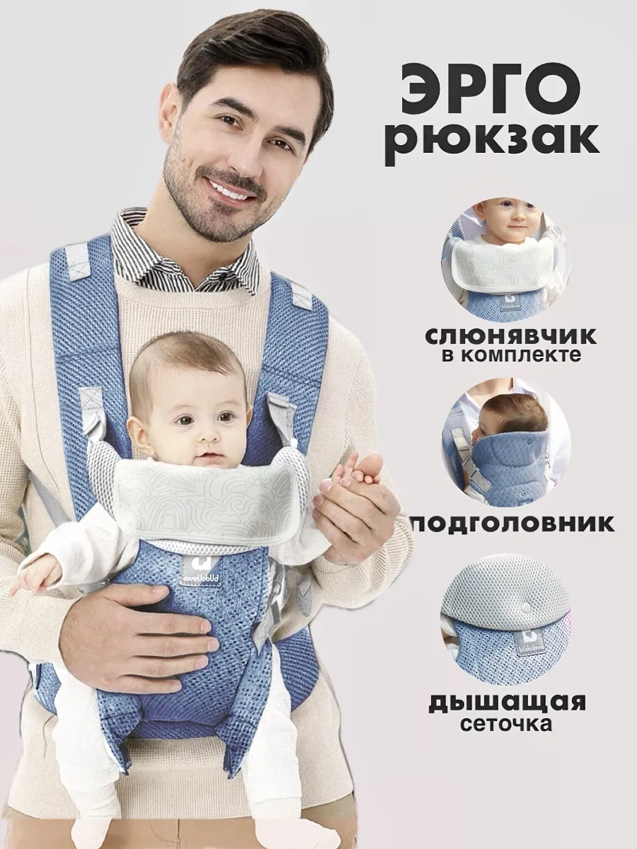 Эргорюкзак для новорожденных кенгуру переноска слинг