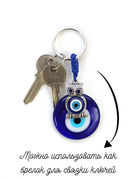 CATALEA Назар оберег от сглаза, глаз Фатимы, синий, фото 3