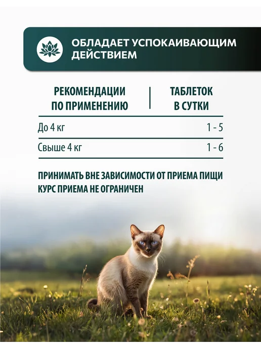 Vita+ Лакомство для кошек Антистресс кошачья мята, 90 таблеток, 90 шт, фото 2