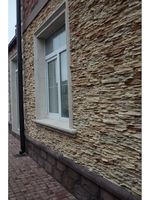 Пластиковая форма для облицовочного камня Сланец 4 плитки, 4 шт, фото 8