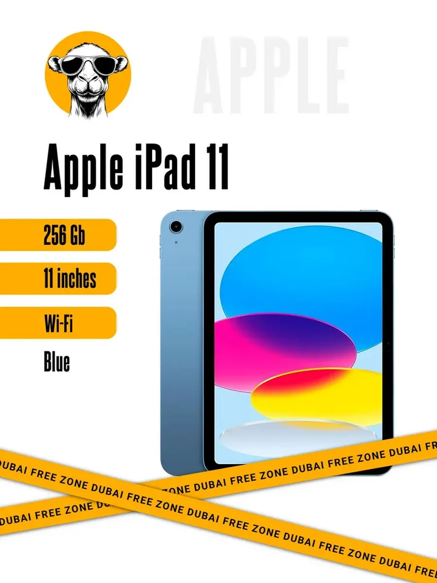 Apple Планшет iPad 11" 2025 6 256Gb Wi-Fi Blue