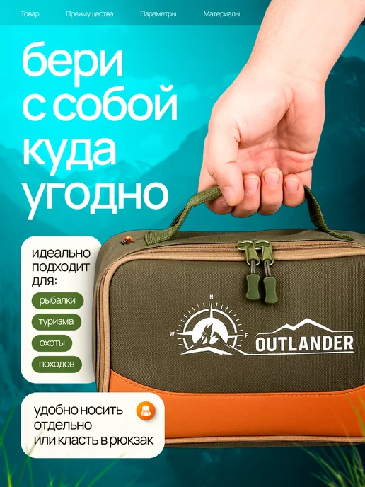 REYTFISH Сумка для рыболовных катушек, зеленый, фото 7