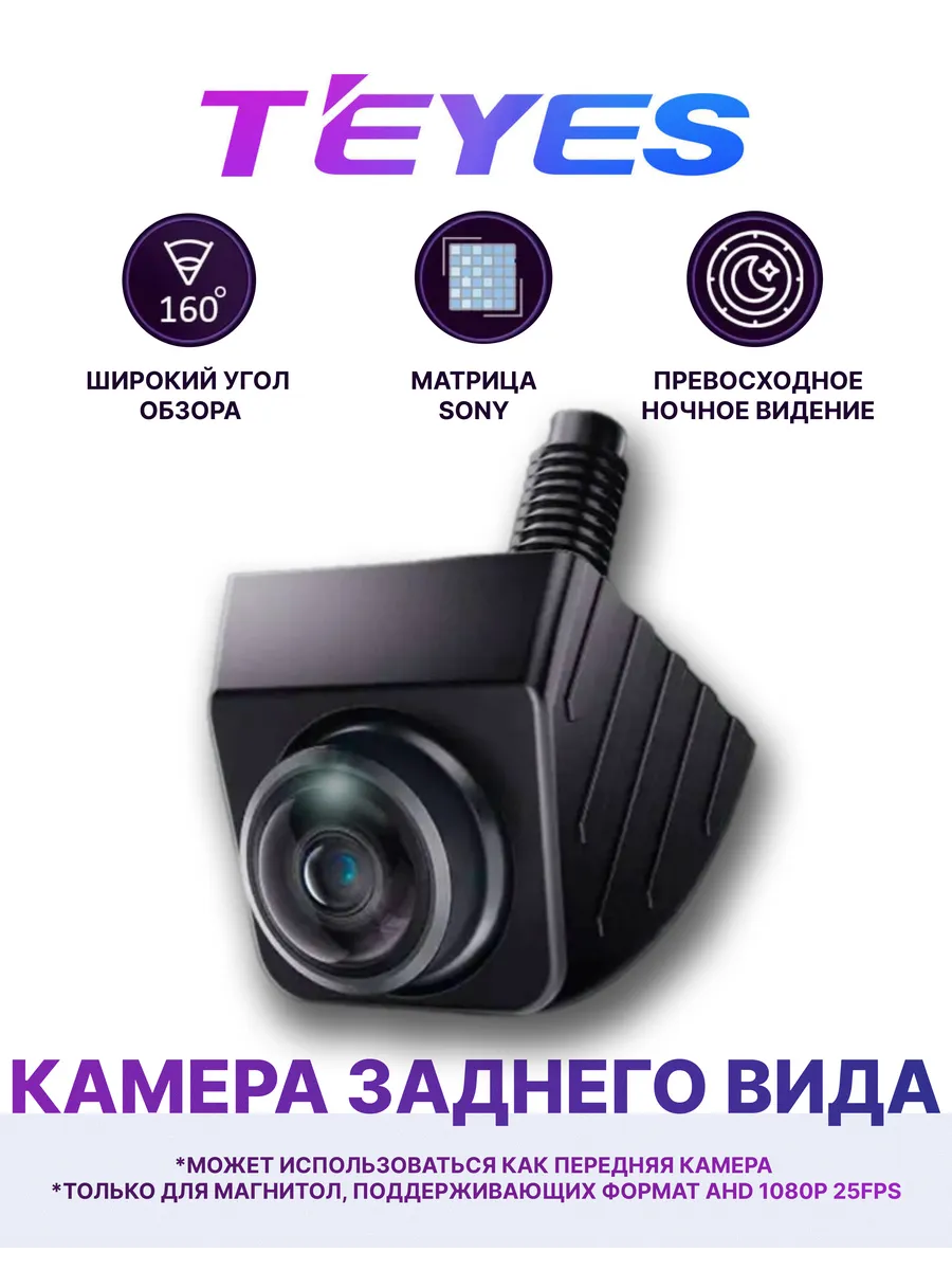 Камера заднего вида врезная HS SONY AHD 1920x1080
