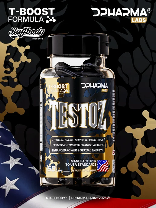 Dpharmalabs Тестостероновый бустер TESTOZ 60 капсул, вариант