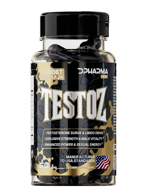 Dpharmalabs Тестостероновый бустер TESTOZ 60 капсул, вариант, фото 4