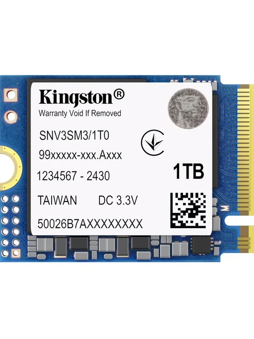 Kingston Внутренний SSD диск NV3, 1000 Гб, M.2, PCIe 4.0 x4, 4.0x4, 1000 ГБ, фото 2