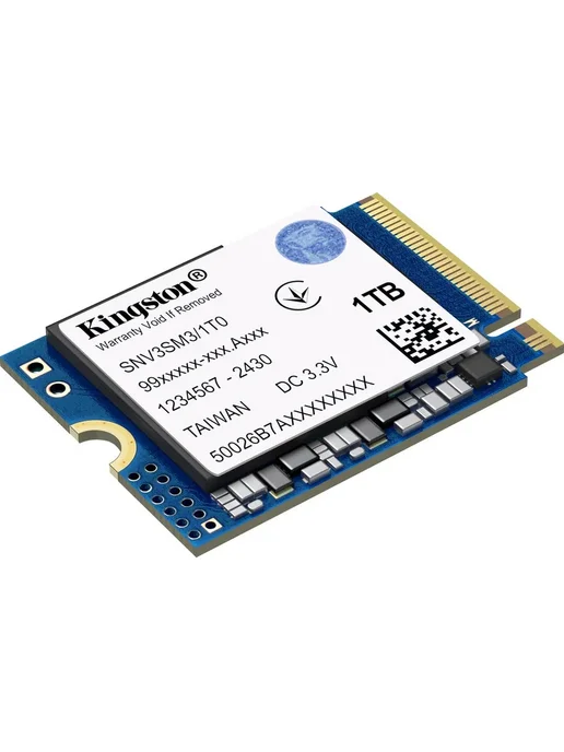 Kingston Внутренний SSD диск NV3, 1000 Гб, M.2, PCIe 4.0 x4, 4.0x4, 1000 ГБ, фото 3