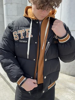 Куртка бомбер для подростка оверсайз весенняя