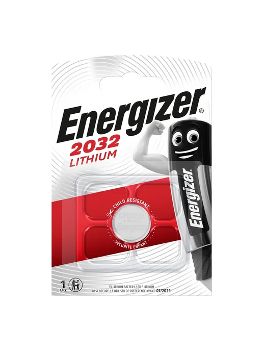 Energizer Батарейка CR2032 Lithium - 1 шт, 1BL