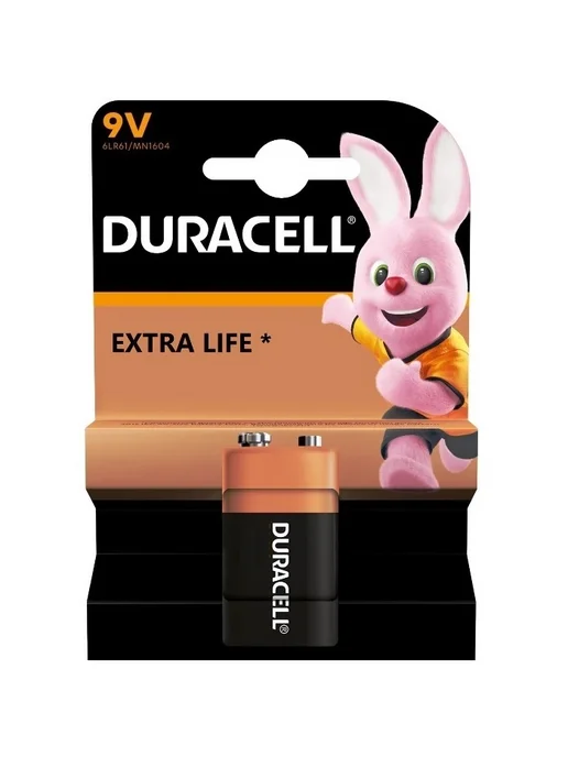 DURACELL Батарейка 6LR61-1BL, вариант