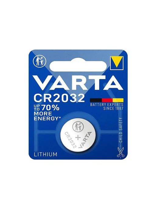 VARTA Батарейка CR2032 3V Blister, 1BL