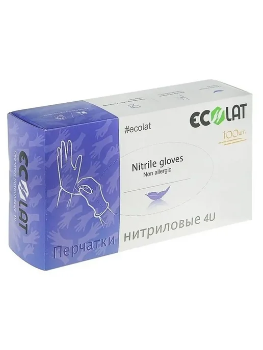 Ecolat Перчатки нитриловые, вариант