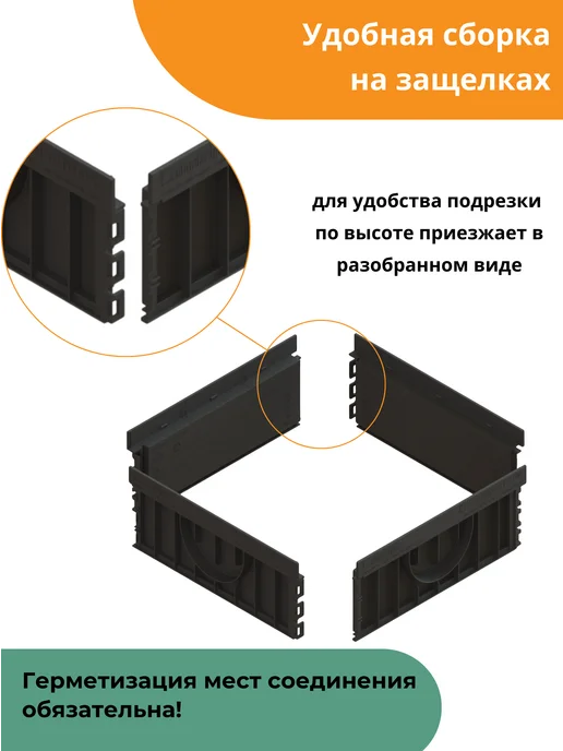 Standartpark Надставка для дождеприемника PolyMax Basic 300х300, 300x300, фото 7