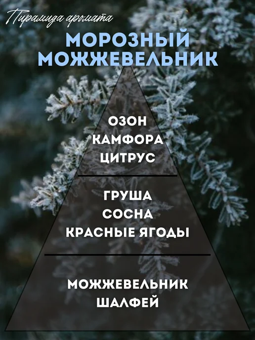 Myriad Flavors Саше для белья в шкаф Морозный Можжевельник, синий, фото 2