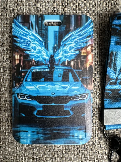 Mark toys Бейдж для пропуска БМВ машинка BMW, синий, фото 2