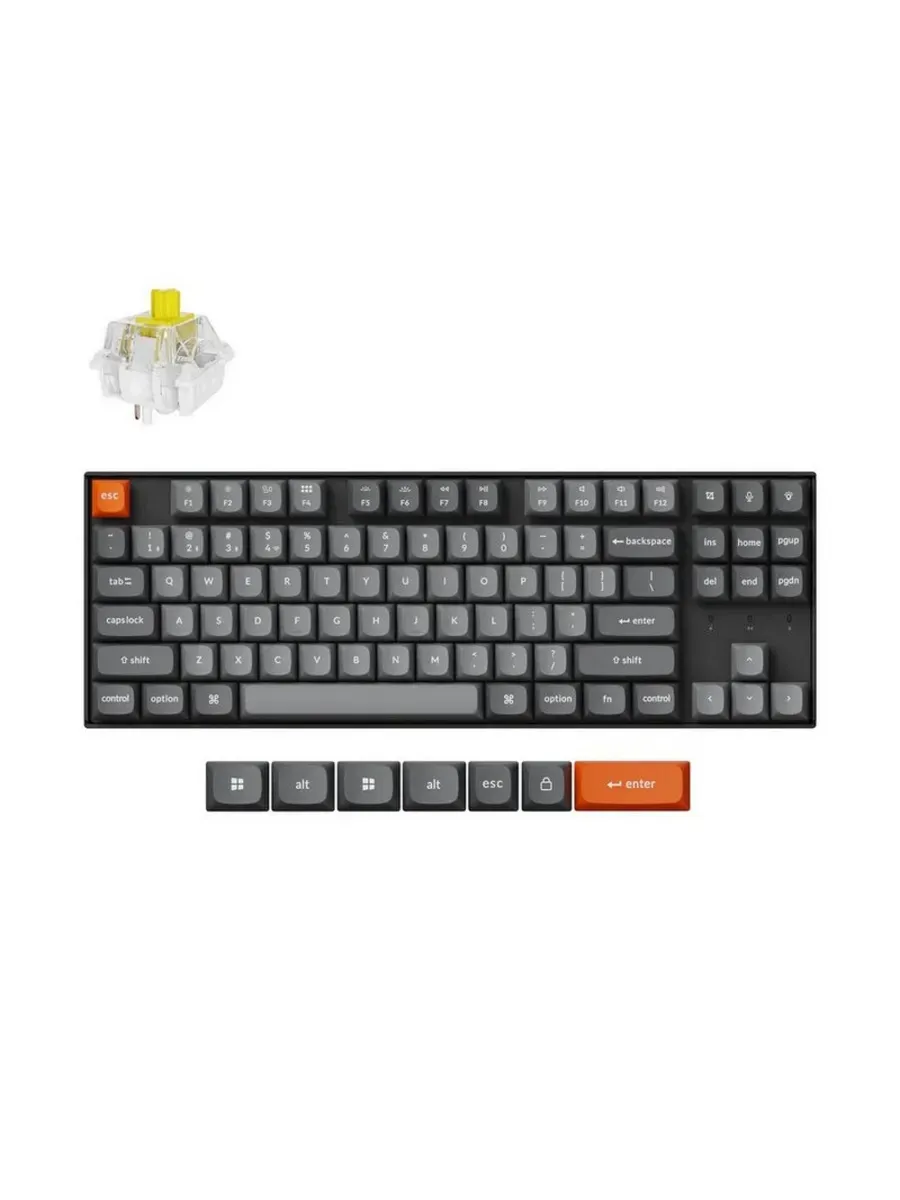 Keychron Клавиатура K8 Max, RGB, Hot-swap, Banana Switch