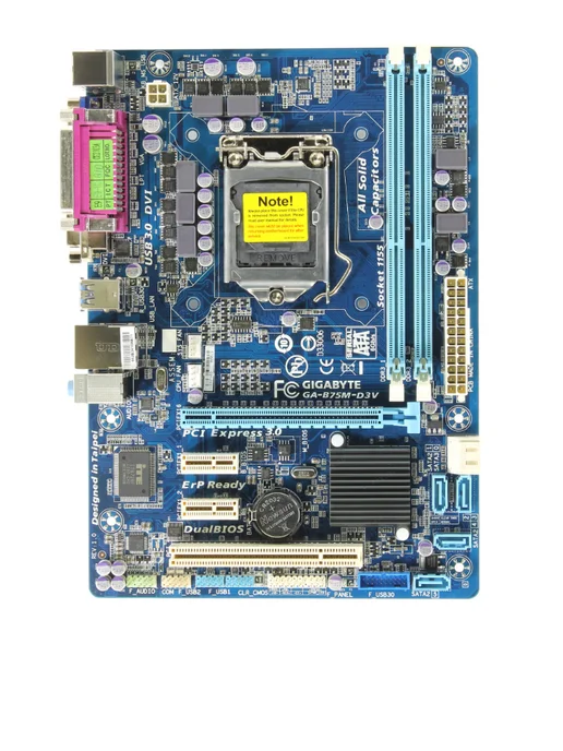 Gigabyte Материнская плата GA-B75M-D3V, вариант