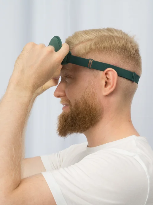 SoRest Маска для сна 3D женская мужская повязка на глаза 3D, зеленый, фото 7