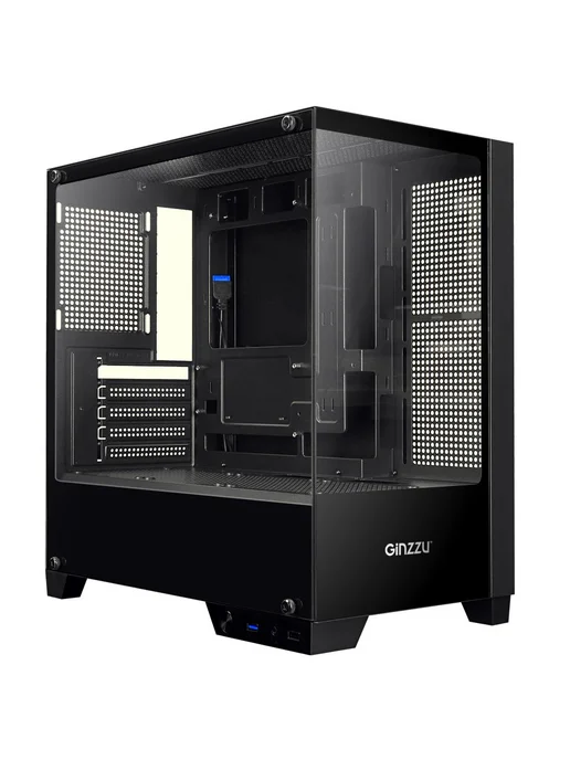Ginzzu Корпус для ПК сталь 0.6 ATX 2 USB без БП, вариант