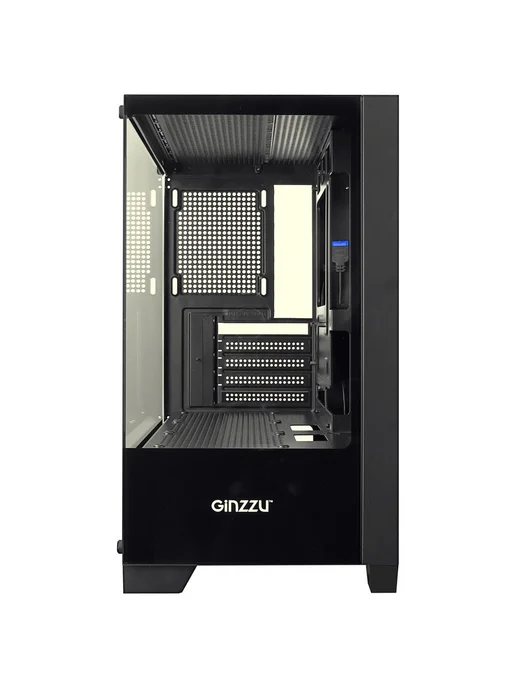 Ginzzu Корпус для ПК сталь 0.6 ATX 2 USB без БП, вариант, фото 4
