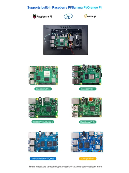 Unew 10.1" Монитор Raspberry Pi сенсорный монитор, вариант, фото 8