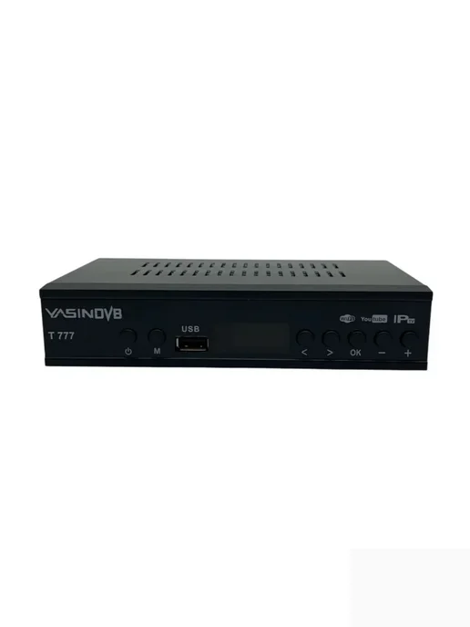 Ресивер телевизионный YASIN DVB T 777 (8000), черный, фото 2