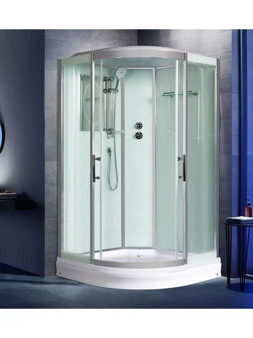WeltWasser Душевая кабина WW500 HALLE 1202 L, белый, фото 3