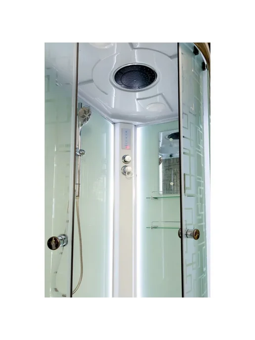 Deto Душевая кабина EM 1511 R LED 110х80, 110x80, фото 6