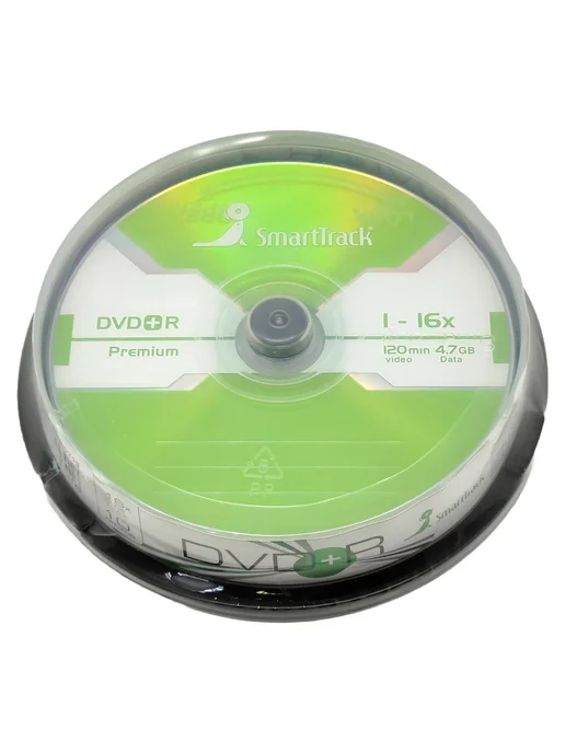 SmartTrack Диск DVD+R в пластиковой банке 10 штук, 4.7GB, 16x, 4,7 ГБ, фото 3