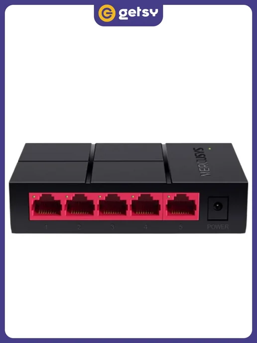 Mercusys Коммутатор MS105G, 1000 Мбит с, 105 г