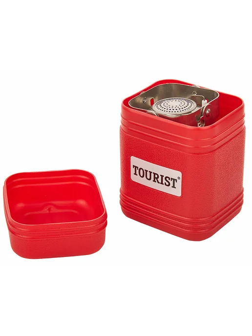 Tourist Standart Компактная газовая плитка туристическая SCOUT (TM-150), серый, фото 4