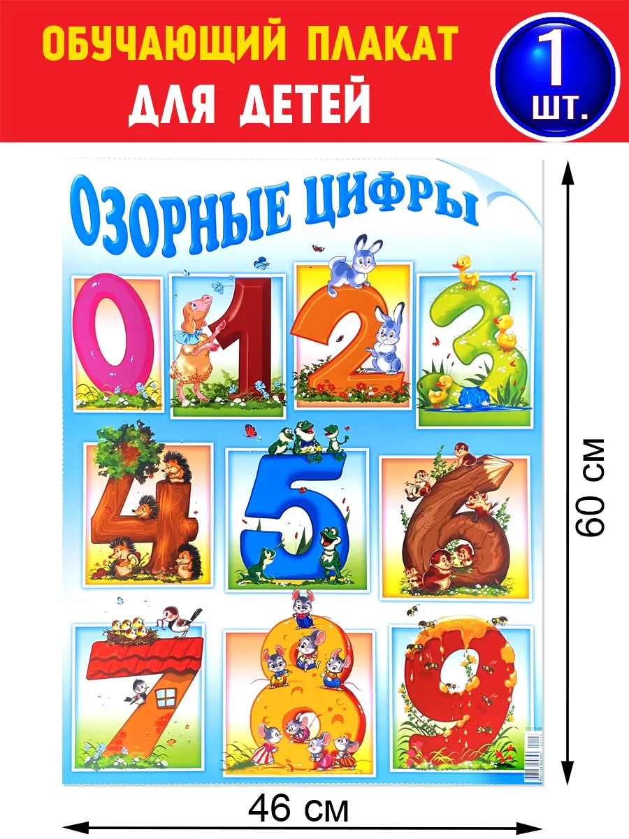 Обучающий плакат для детей