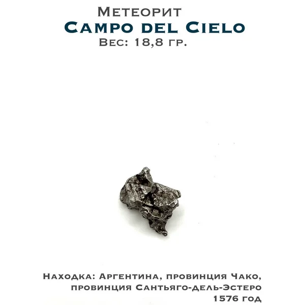 Коллекционный образец метеорит Campo del Cielo