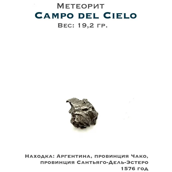 Коллекционный образец метеорит Campo del Cielo