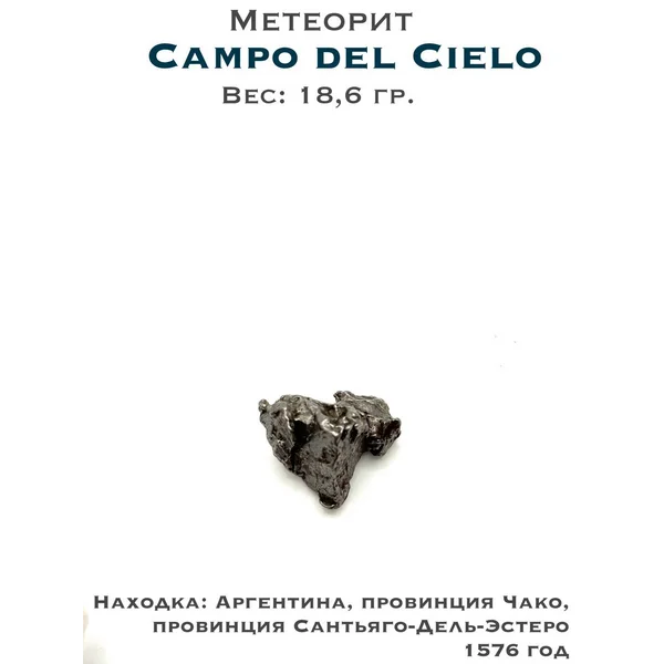 Коллекционный образец метеорит Campo del Cielo