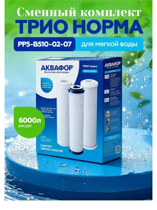 картридж аквафор для кувшина, синий
