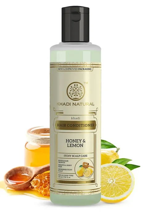 Khadi natural Кондиционер для волос Мед и Лимон (Honey & Lemon), 210 мл, 210 мл