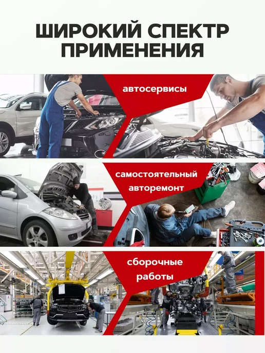ILOforce Набор торцевых 6-гр. ударных глубоких головок, 13 штук, вариант, фото 4