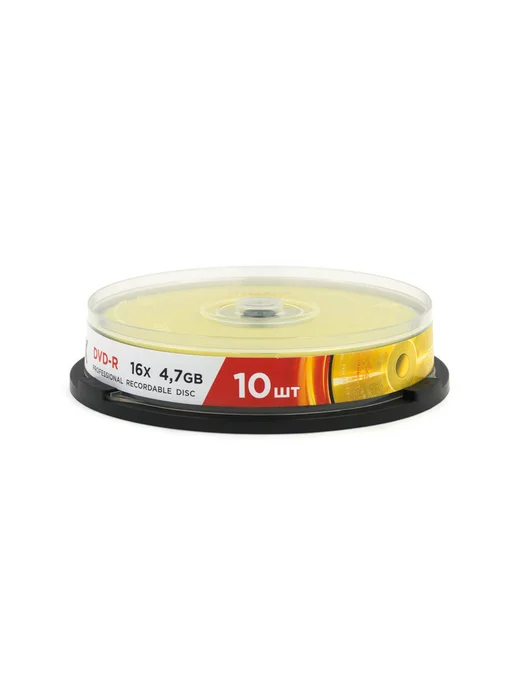 Mirex DVD-R диск для записи 10 штук Cake box UL130003A1L, 1 л, фото 5